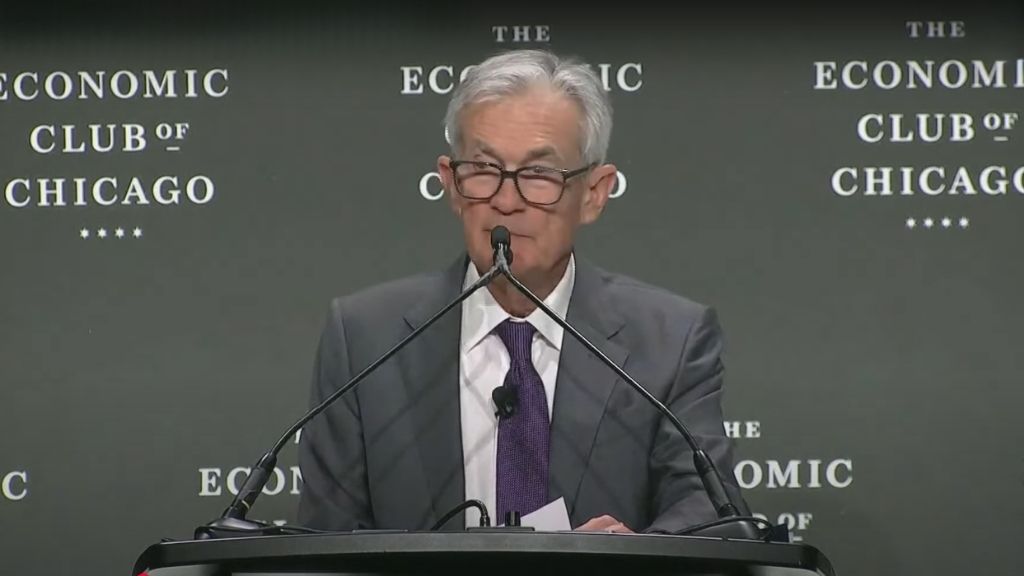 Former President Donald Trump addresses the media regarding Federal Reserve policies